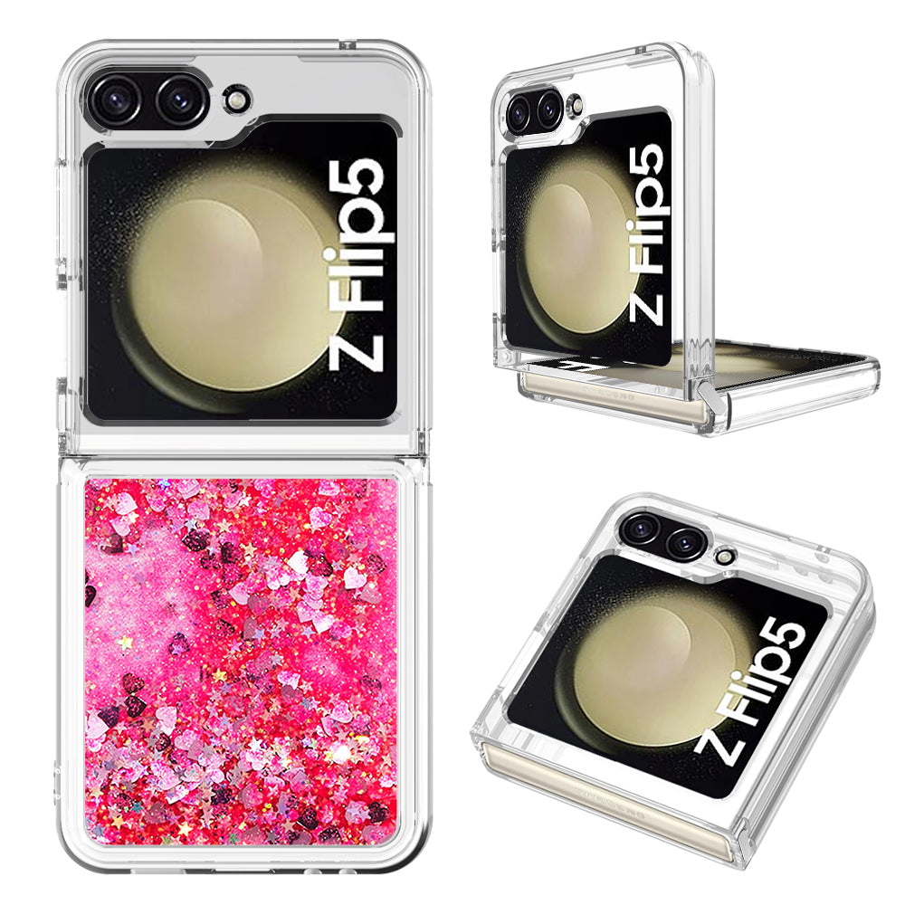 YB Quicksand Series-1 Liquid Phone Case for Samsung Galaxy Z Flip5 5G Floating Glitter Soft TPU Protective Cover YB Quicksand Series-1 Liquid Phone Case for Samsung Galaxy Z Flip5 5G Floating Glitter Soft TPU Protective Cover